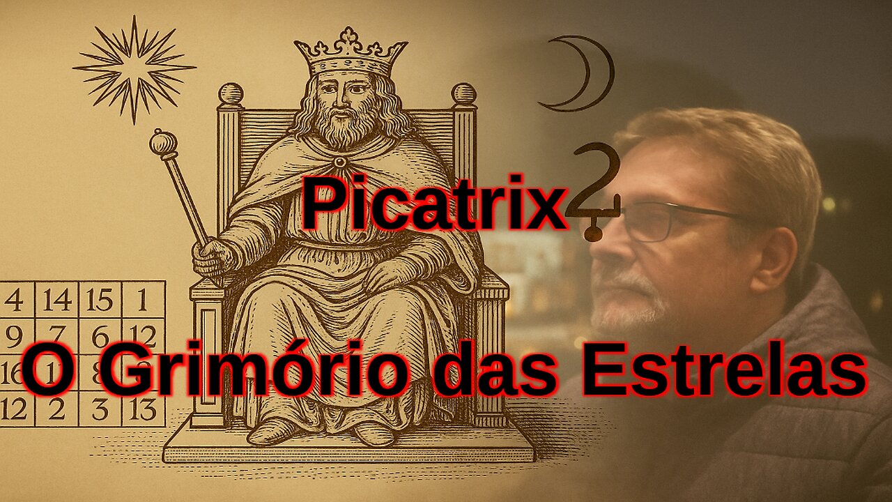 Picatrix - O Grimório das Estelas - Live de 30 07 2025