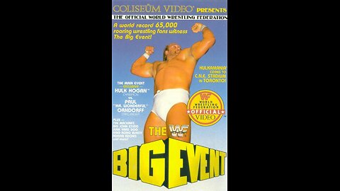 WWF The Big Event VHS (1986) - Coliseum Video
