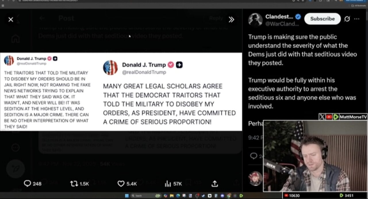 🔴Trump is BRINGING on the CHARGES. 🔴