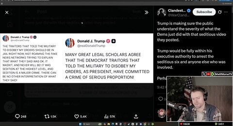 🔴Trump is BRINGING on the CHARGES. 🔴