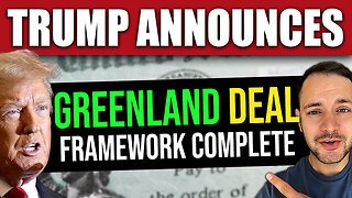 BREAKING: Trump Says Framework for Future Greenland Deal REACHED!