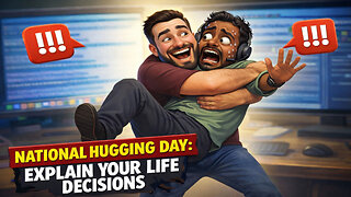 National Hugging Day: Explain Your Life Decisions – Improv Scambaiting #411