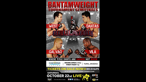 Bellator FC 55 - Oct 22 2011 - Cocopah Resort and Casino, Yuma, AZ