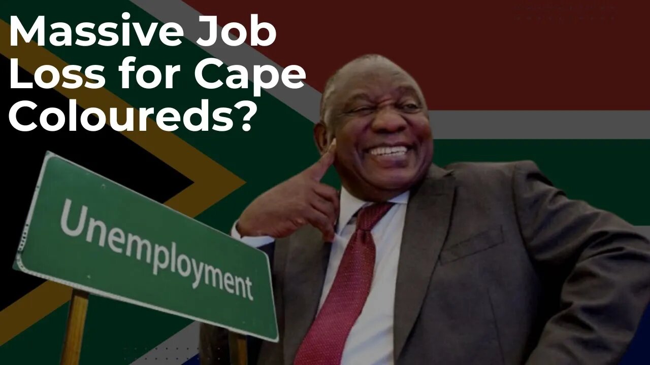 Wouldn’t 1000’s of Cape Coloureds Lose their Jobs?