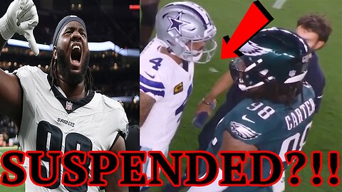 SPIT GATE gets WORSE! NFL ready to SUSPEND Jalen Carter for SPITTING on Dak Prescott!