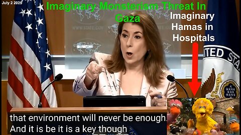 Goofball State Dept Tammy Bruce Makes Shit Up About Current Imaginary Monsterism Threats Inside Gaza