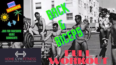 Big Back & Biceps Workout at The Home Gym! Time for GainZ! #backday #backworkout #homegym