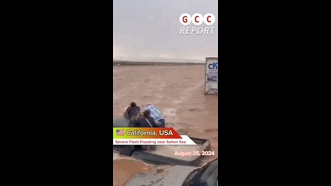 #USA #California #Flooding #SaltonSea #Flood #FlashFlooding #ClimateCrisis #weather #climate