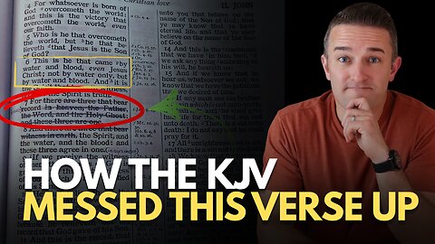 Bible Q & A: "The One who came by water and blood...?" 1 John 5:6-8 EXPLAINED