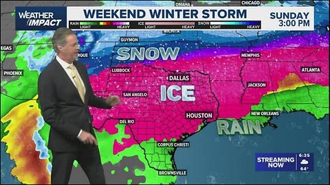 Weather update: Dangerous Icy Conditions Expected with winter storm this weekend 1.21.26 ~ KHOU 11 w Chief Meteorologist David Paul