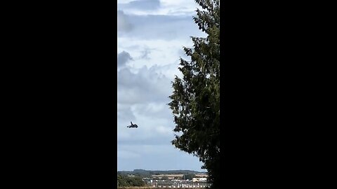 Fighter jets doing a fly by