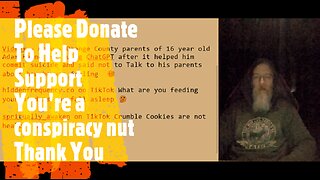 ChatGPT helped 16 year old Adam Raine commit suicide, Feeding your Mind, Crumble Cookies unhealthy