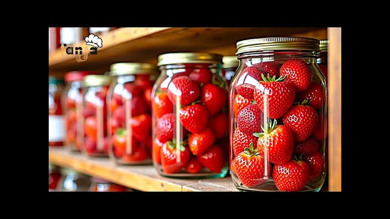 PRESERVING STRAWBERIES WITHOUT SUGAR