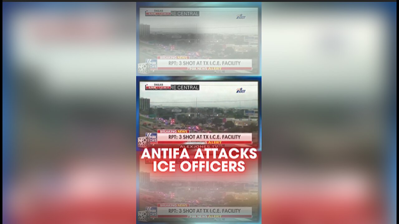 Alex Jones: Antifa Terrorists Attack ICE Facility - 9/24/25
