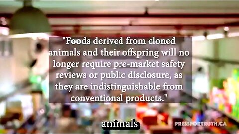 UNLABELED CLONED MEAT AND THE GLOBAL FOOD TAKEOVER: THEY'RE KILLING YOUR RIGHT TO REAL FOOD!! 🔥