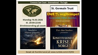 16.2.26: 7th Seal / St. Germain - og Norges Epstein historer.