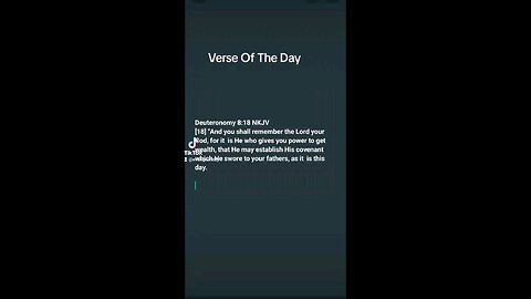 Verse Of The Day