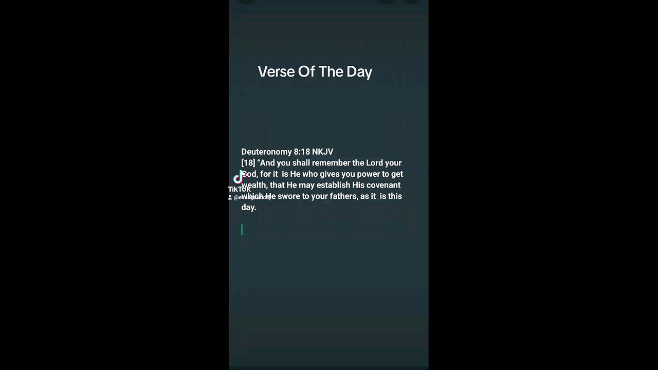 Verse Of The Day