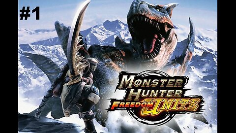 Monster Hunter Freedom Unite HD Psp PC Gameplay Part 1.