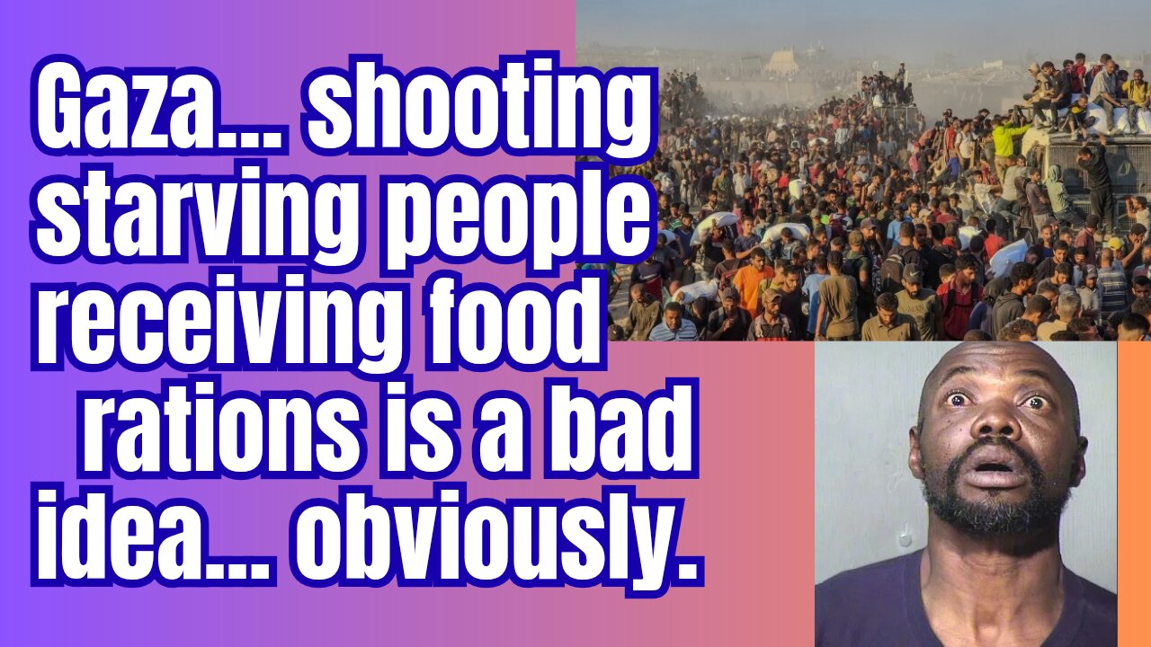 So is shooting people trying to get food rations just a daily occurrence now?