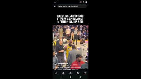 LeBron James EMBARRASSES Stephen A Smith At Lakers Game