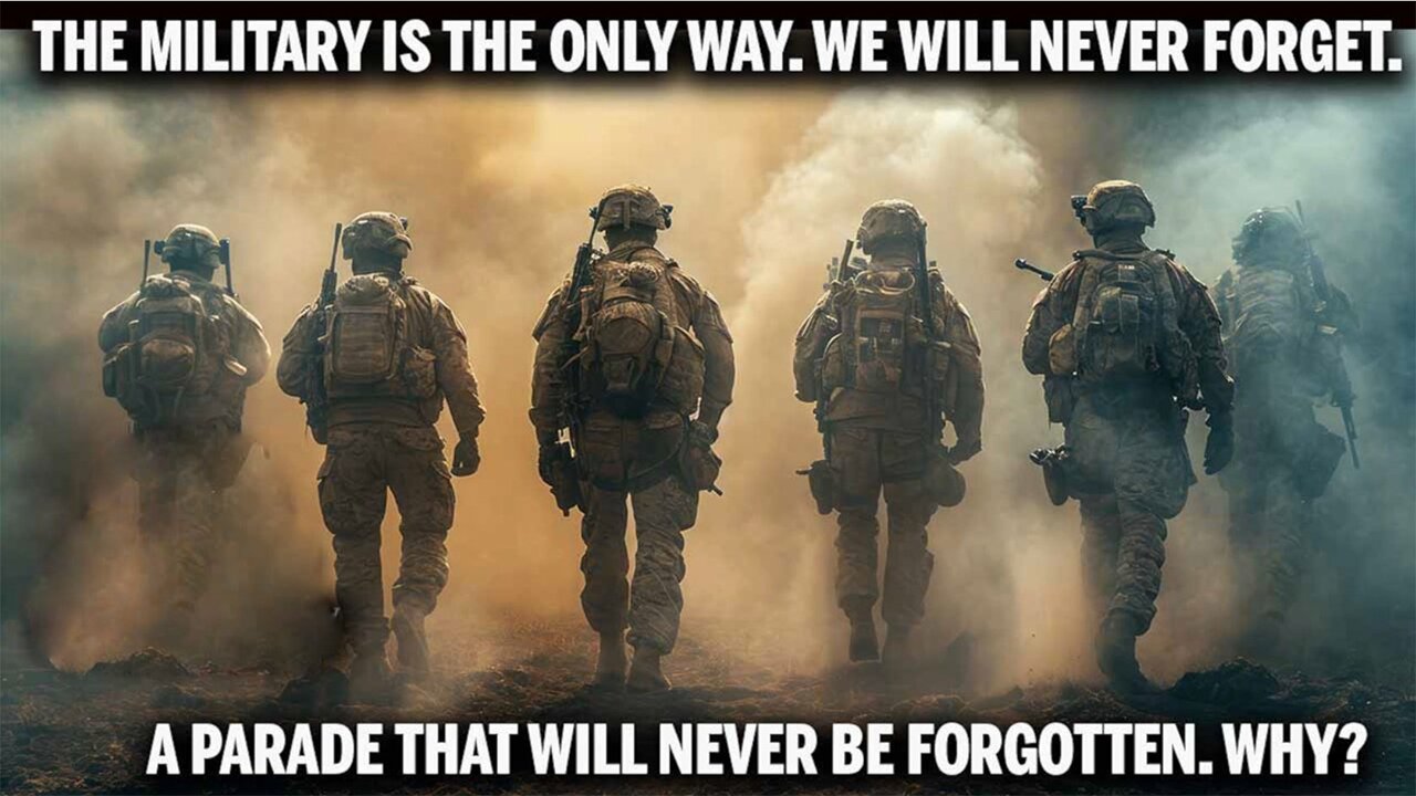 And We Know 6.12.25: "Military Is The ONLY WAY, We Will Never Forget. Fantasy Land"