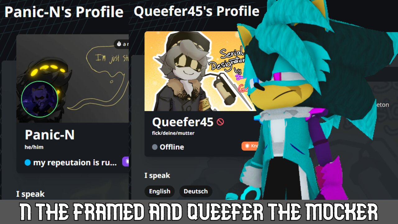 The Panic N's situation and Queefer45's Delusions (External's VRCHAT Courtroom EP 6 & 7)