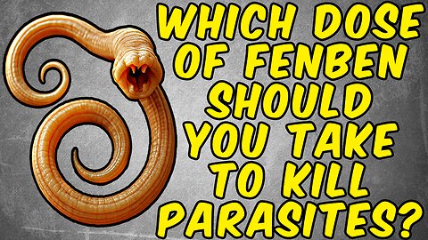 Which Dose Of Fenbendazole Should You Take To KILL PARASITES?