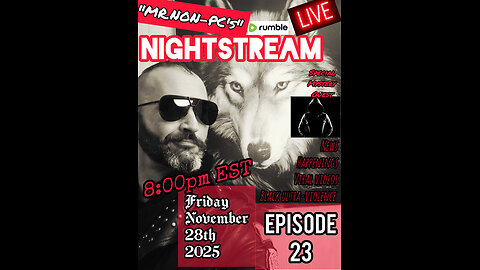 MR.NON-PC's : NightStream: Episode 23 - Guest Host - Randy Rome