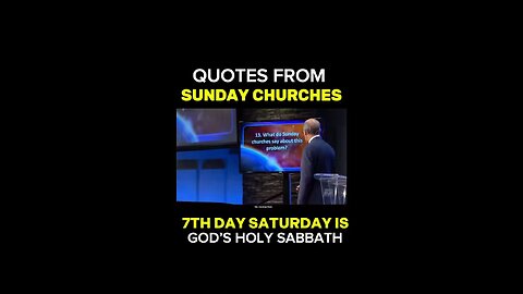Quotes from different Sunday churches!