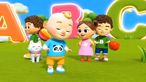 ABC Song for Kids | Colorful Alphabet Dance & Fun Learning