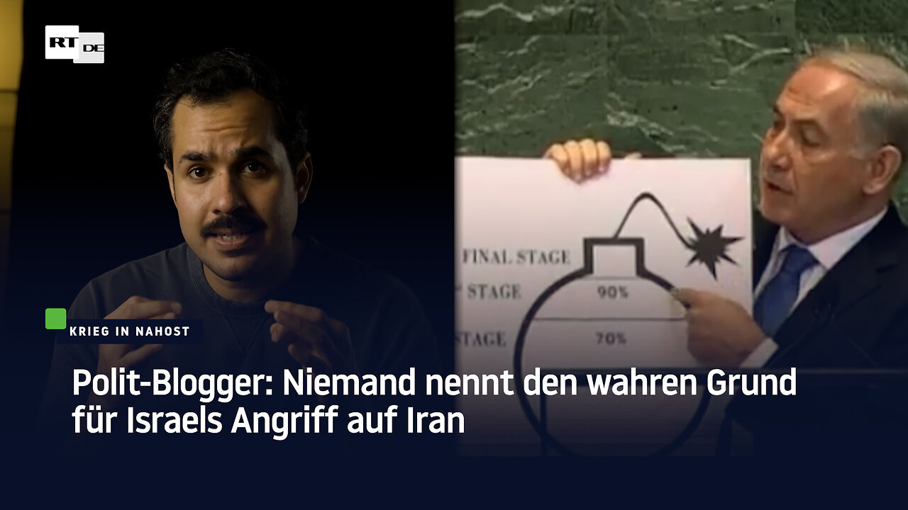 Polit-Blogger: Niemand nennt den wahren Grund für Israels Angriff auf Iran