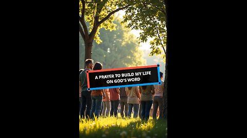 A Prayer to Build My Life on God’s Word