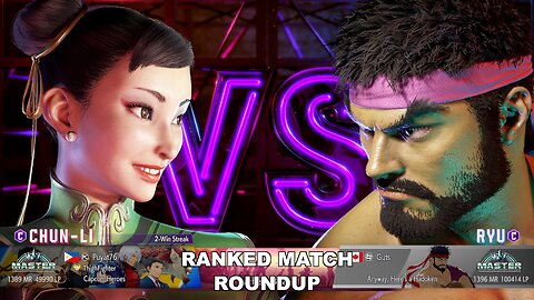 Kuya Kalbo SF6 Ranked Match Roundup. Chun Li Master Rank [Hori Fight Stick]