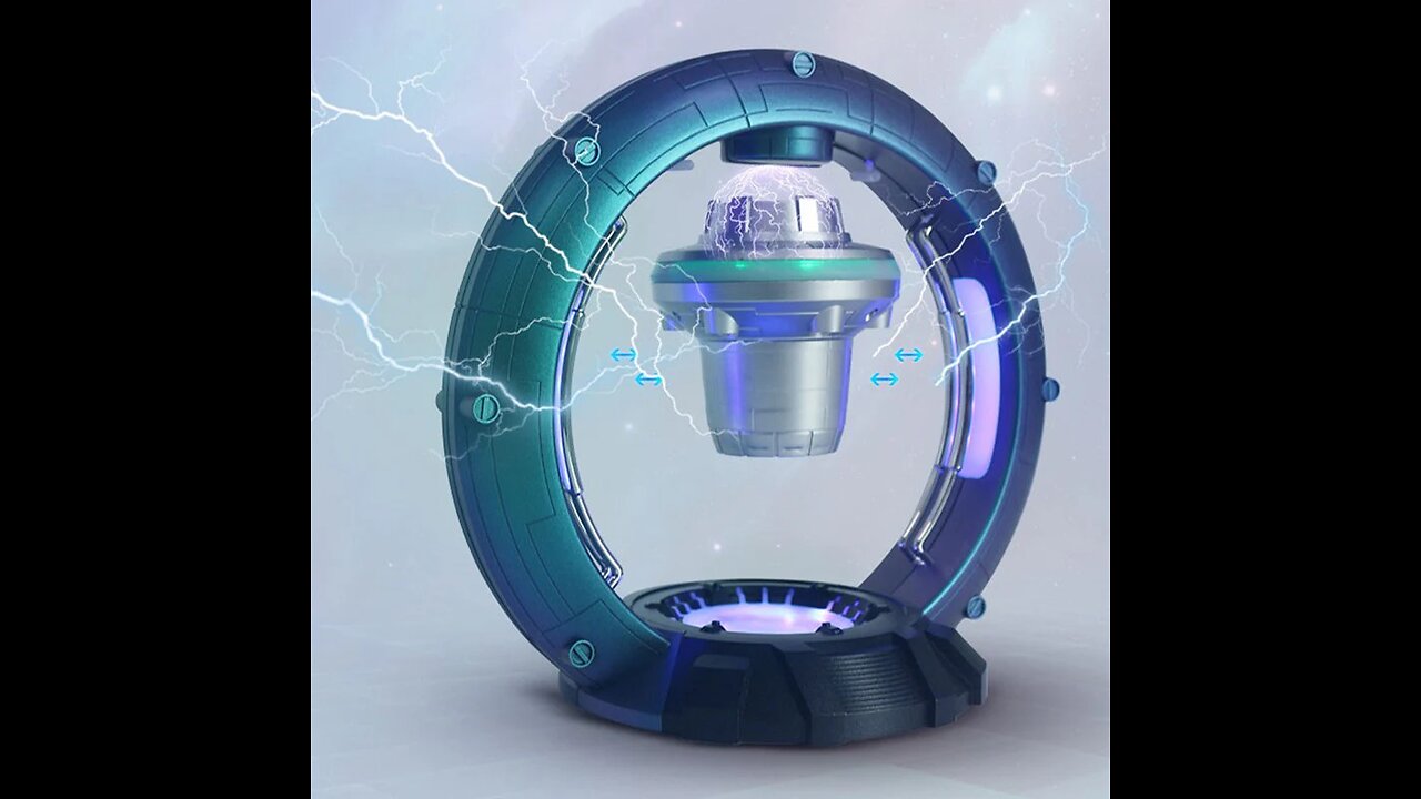 Magnetic Levitation Bluetooth Speaker, with Bluetooth 5.0, Colorful Lights & Touch Control