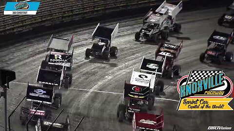 Randall Roofing 360 Sprint Cars Feature At Knoxville Raceway (7/19/2025)