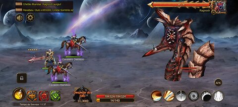 Arngrim contra chefão global wartune ultra