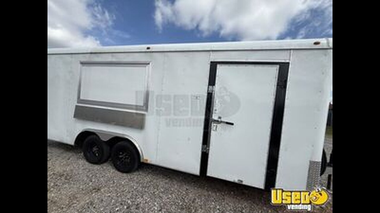 2020 8.5' X 20' Kitchen Food Concession Trailer with Pro-Fire System for Sale in Oklahoma!
