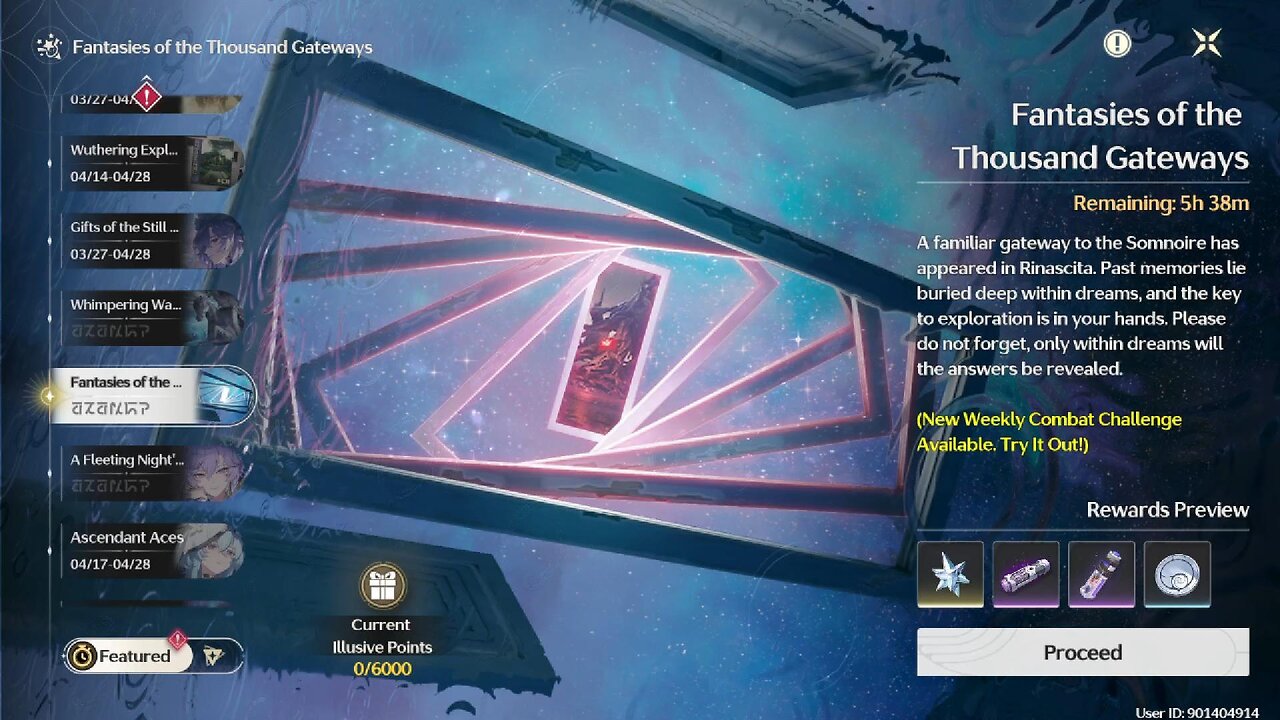 "Fantasies of the Thousand Gateways" - Wuthering Waves (14 April - 20 April)