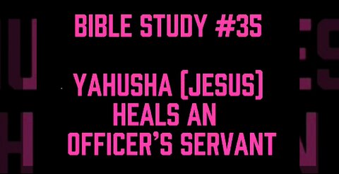 Good Evening 🌖 Bible Study #35 Jesus Heals An Officer’s Servant 📖 #ASL #deaf