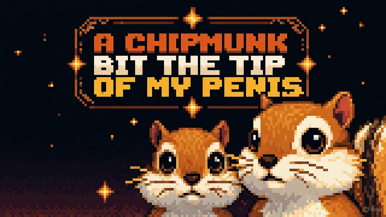 A CHIPMUNK BIT THE TIP OF MY PENIS