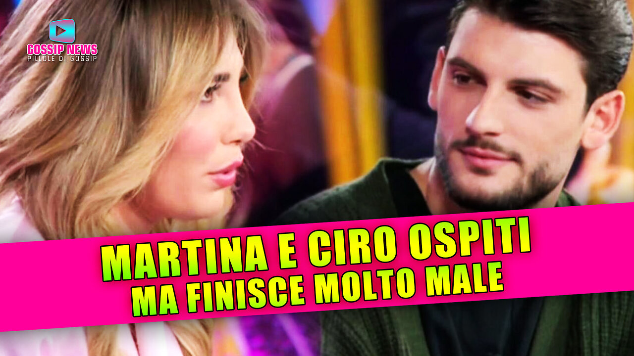 Uomini e Donne: Martina e Ciro in Studio... Finisce Molto Male!