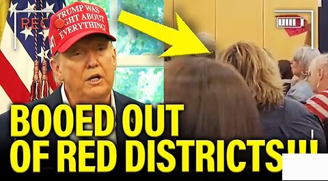 Trump GETS BOOED BADLY in DEEP RED DISTRICTS