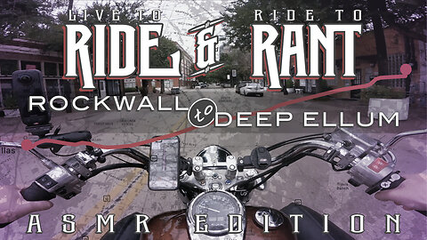 Ride & Rant | Vtwin Honda Shadow Aero VT750 | Rockwall, TX | Deep Ellum | E. Dallas | ASMR Edition