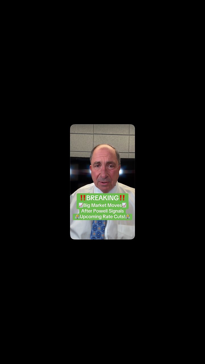 🚨BREAKING: Big Market Moves After Powell Signals Coming Rate Cuts!