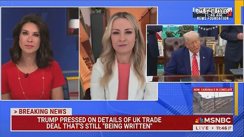 MSNBC Spins Trump’s Major UK Trade Deal Win