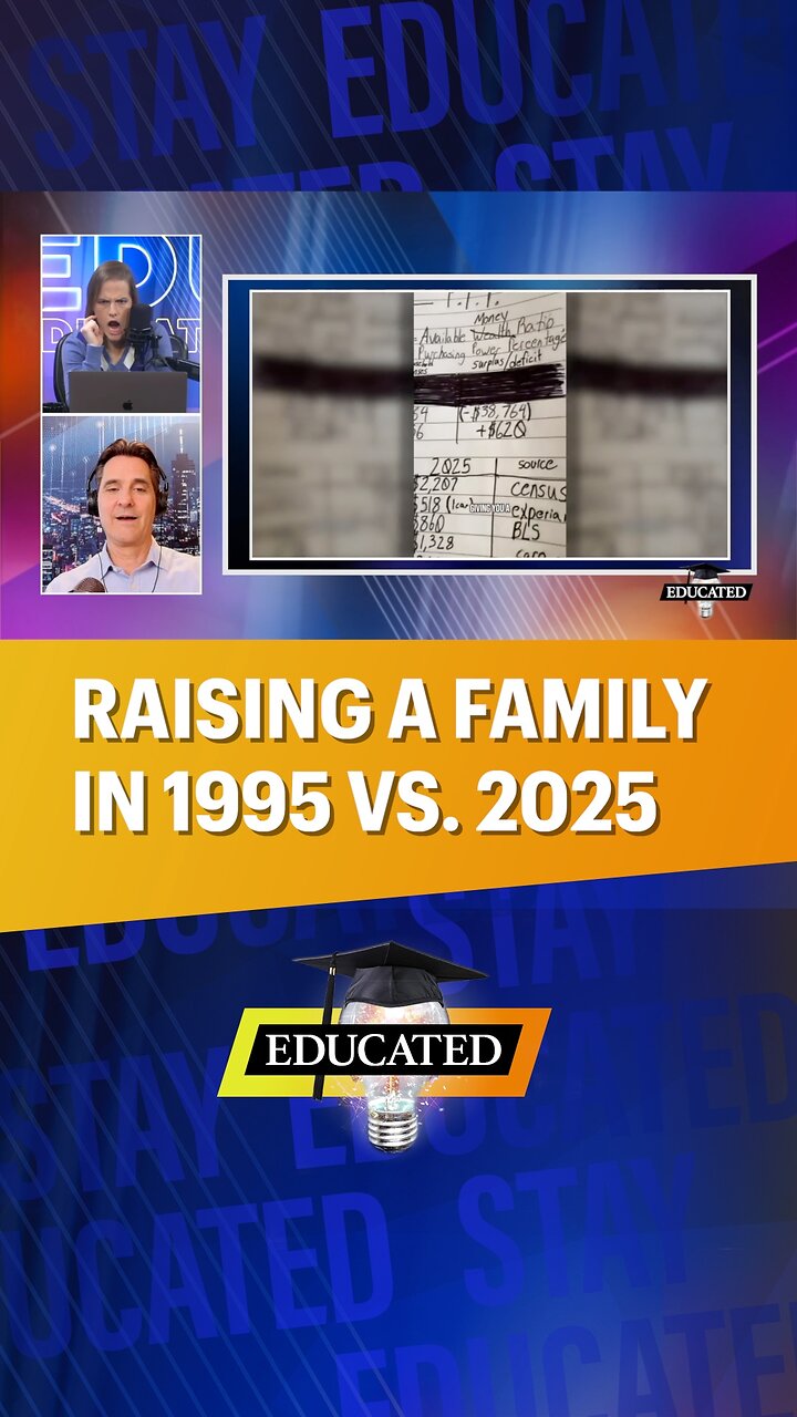 💰Cost To Raise A Family In 1995 vs. 2025