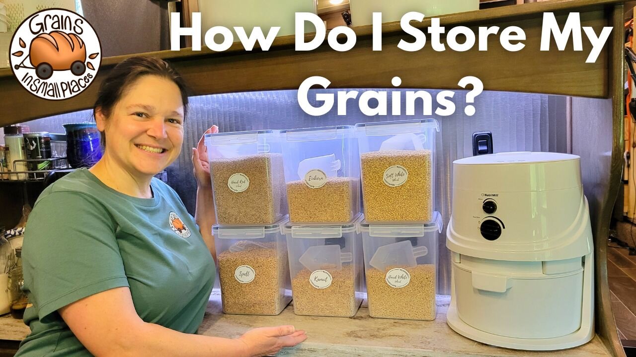 How I Store My Grain and Wheat Berries