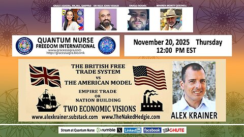 ALEX KRAINER - The British Free Trade System vs the American Model