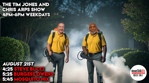 The Tim Jones and Chris Arps Show 08.21.2025 Bucci | Burgess | Mosquito NIX
